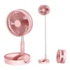 Ventilator sa podesivom visinom i daljinskim upravljacem roze