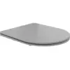 Mexen počasi zapiralna deska slim, duroplast, svetlo siva mat - 39740061