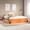 Okvir kreveta bez madraca s uzglavljem 200x200 cm od borovine