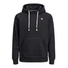 JACK & JONES Majica rjava / črna / bela
