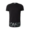 Karl Lagerfeld Majica zelena/črna/bela