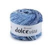 Pletena preja Dolce Vita 150 g - (3410) nebeško modra