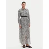 MICHAEL Michael Kors Srajčna obleka MS582UXH7F Črna Relaxed Fit