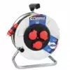 COMMEL Produžni kabl sa motalicom PROFI LINE, H05RR-F 3G2.5 - C0930, Metalna motalica., 3 utičnice