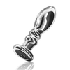 ToyJoy Buttocks The Slider Vibrating Metal Buttplug Medium Silver
