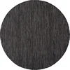 Črna okrogla notranja in zunanja preproga o 120 cm Mira 1450 – Ayyildiz Carpets