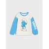 Sinsay - Dukserica crewneck The Smurfs - krem