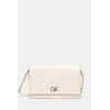 Torbica Calvin Klein bela barva, K60K612807