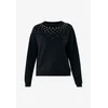 Mexx Ženski duks MF007501853W, Okrugli izrez, Crni