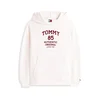 Tommy Jeans Majica bordo / bela