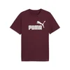 PUMA Essentials Logo Tee Men, Men, Ruby Shimmer, L