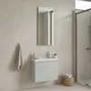 HANAH HOME Kupatilski ormarić sa umivaonikom i ogledalom (2 komada) Ferla 60 334