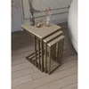 Hanah Home Mira set stolića (umetnuti), antik/travertin (3 kom)