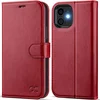 Infostyle OCASE preklopni ovitek za iPhone 12 Mini – RFID, stojalo, rdeča