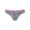 BUFFALO Bikini hlačke staro roza/črna/off-bela