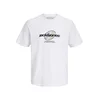 JACK & JONES Majica JCOClub kit / črna / bela