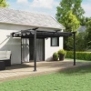 Gazebo 300 x 300 x 200 cm Antracit Poliester
