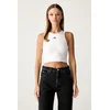 adidas Originals crop top ženski z viskozo Essentials