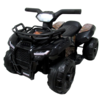 Quad J8AA črn z baterijo, štirikolesniki za otroke glasbena luč