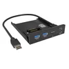 IcyBox IB-HUB1419-i3 6-v-1 USB ohišje HUB za 3,5 režo v računalniku