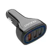 Dudao univerzalni punjač za automobile 3xUSB Quick Charge 3.0 2.4A 18W