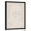 Plakat edinstveni vzorec mavrice Mid-Century - 20x30 silver