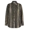 Karl Lagerfeld Bluza ecru/rjava/črna