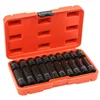 Komplet kratkih in dolgih udarnih nasadnih nastavkov 1/2 10-19mm 20kos 66325