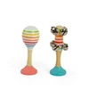 Bigjigs Toys Komplet žogic Rumba roza in zvončki modra