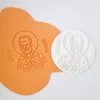 KREATIVNI SLATKIŠI Pečat ikone Sveti Nikola, Bez sekača, 8 cm, Beli