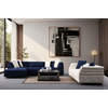 Atelier del Sofa Ugaona garnitura Boston, 300x186 cm, Plava
