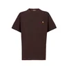 Carhartt WIP Majica American Script temno rjava
