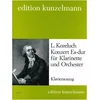 KOZELUCH L.:KONZERT ES-DUR KLARINET AND PIANO