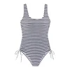 VENICE BEACH Enodelne kopalke Summer temno modra / bela