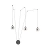 Redo 01-3485 -LED prigušiva zidna lampa KHADI 3xLED/5,5W/230V crna/dimovana