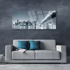 tulup.si Slika na akrilnem steklu Bridge mesto arhitektura 125x50 cm 4 obešalnika