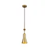 Elstead ETOILE-P-S-AB - Luster na sajli ETOILE, 1xE27/60W/230V, prečnik 13,3 cm, zlatan