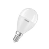 OSRAM LED Classic Star, kapljica, mat, E14, 7,5 W, 4.000 K - bela mat barva - Plastika