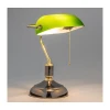 Brilagi - Stona lampa BANK OFFICE 1xE27/60W/230V crna/zlatna/zelena