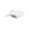 Batik Curved Visor Cap Orange/White
