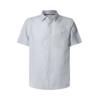 Pepe Jeans za moške. PM308847 Modra majica Amaro (S), Priložnostno, Lan, Kratek rokav