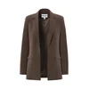 PIECES Blazer PCBOSSY čokolada
