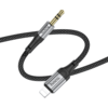 AUX kabel Lightning na Jack 3.5mm Hoco 1m UPA26 crni