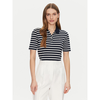 TOMMY HILFIGER Majica 1985 marine / bela