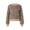 VERO MODA Pulover VMNANCY temno bež/črna