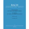 BACH J.S.:SIX SONATAS FOR VIOLIN AND OBBLIGATO HARPSICHORD VOL.2