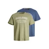 JACK & JONES Majica JEANS, modra, zelena