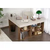 HANAH HOME Radni sto Vesper Cashmere Walnut