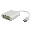 FAST ASIA Adapter konvertor USB 3.1 tip C (M) - DVI (F) srebrni
