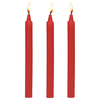 Master Series Fire Sticks Fetish Drip Candles Set of 3 Red